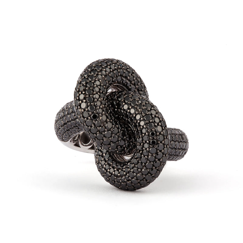 Diamond Knot Ring