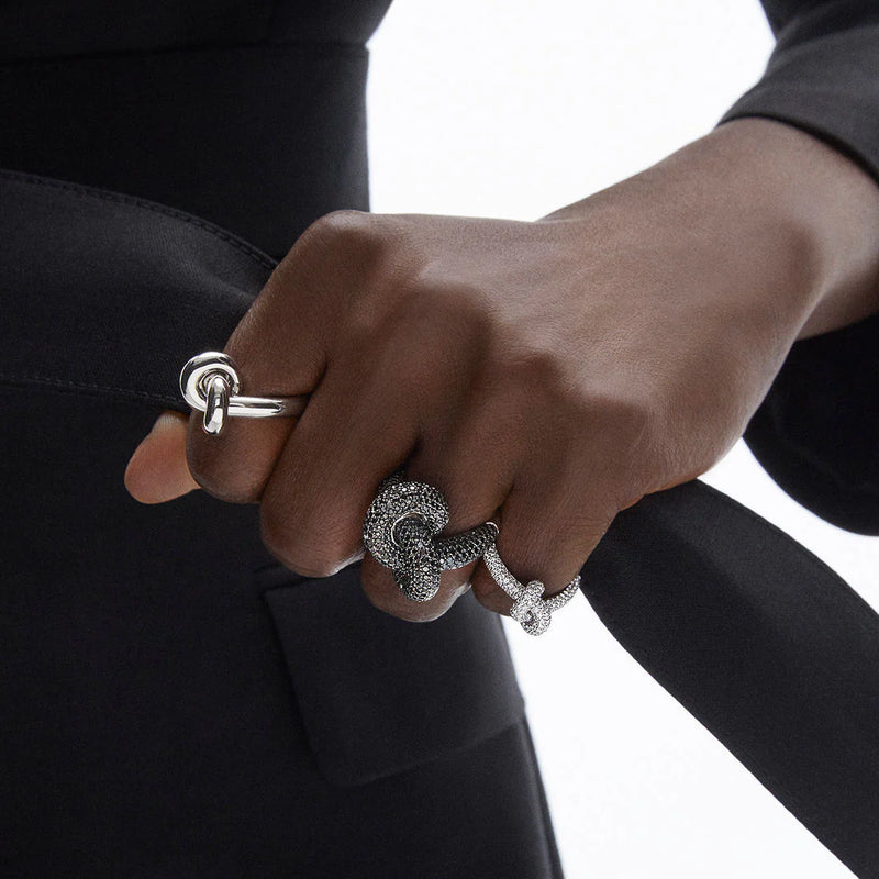 Diamond Knot Ring