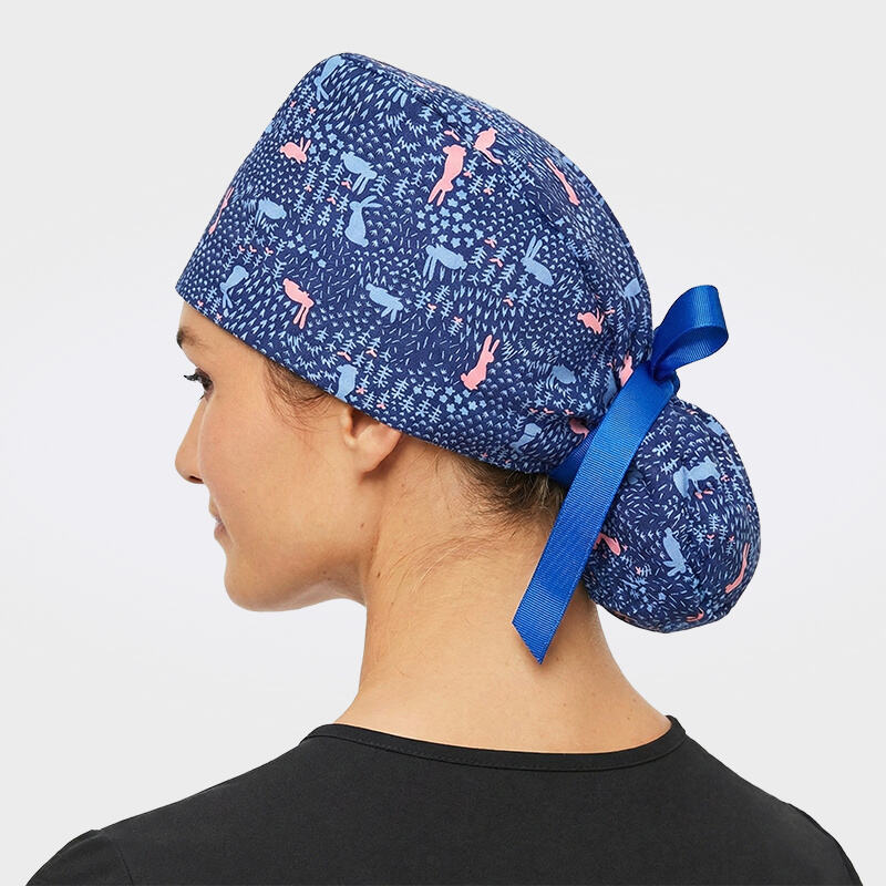 Adjustable Ponytail Scrub Cap