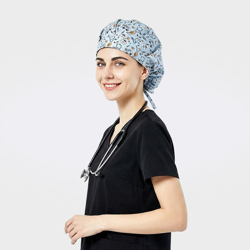 Puffy Easy-Clean Medical Scrub Cap