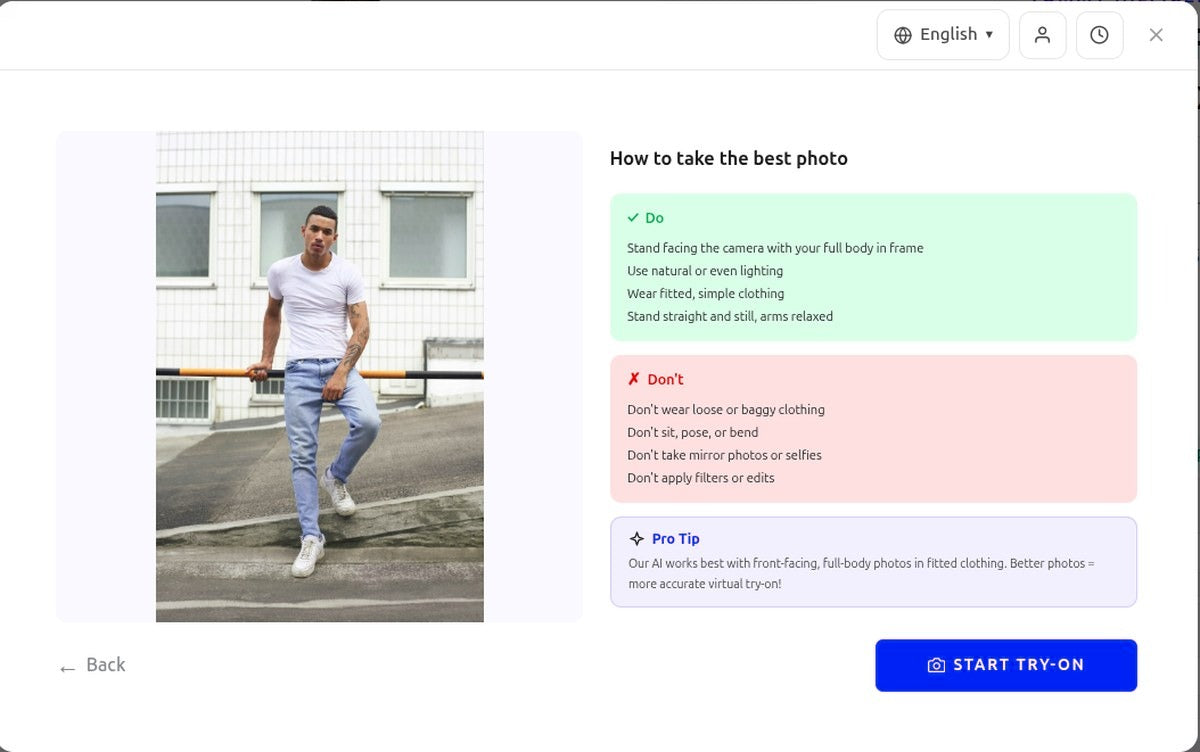 Photo upload guide